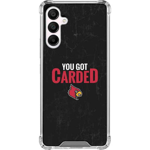 University of Louisville You Got Carded Galaxy A16 5G Clear Case