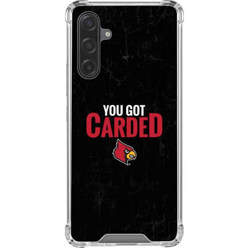 University of Louisville You Got Carded Galaxy A17 Clear Case