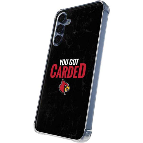 University of Louisville You Got Carded Galaxy A55 5G Clear Case
