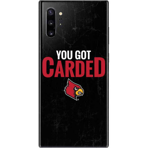 University of Louisville You Got Carded Galaxy Note 10 Plus Skin