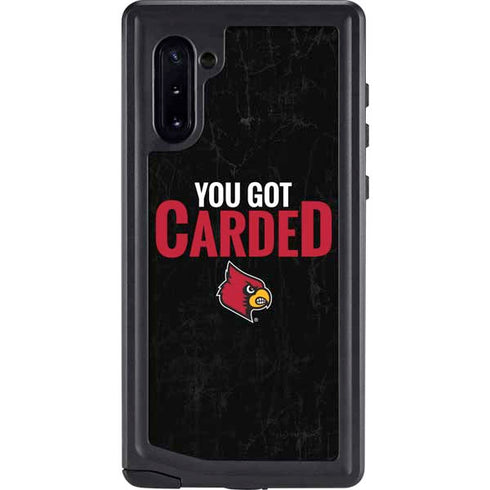 University of Louisville You Got Carded Galaxy Cases