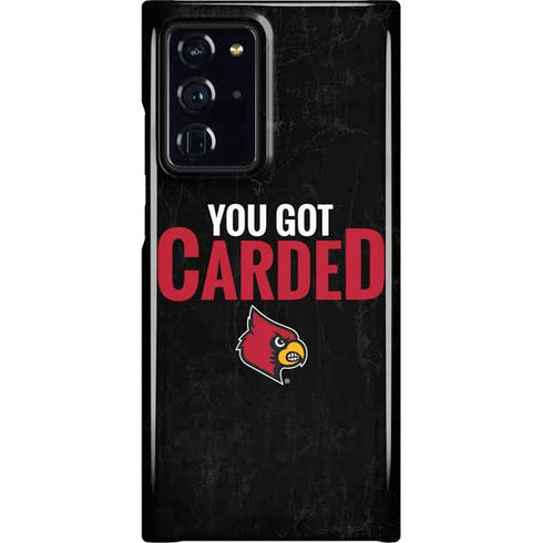 University of Louisville You Got Carded Galaxy Cases