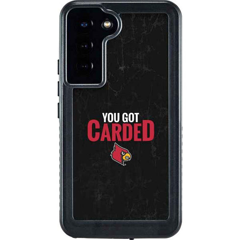 University of Louisville You Got Carded Galaxy S24 Plus Waterproof Case