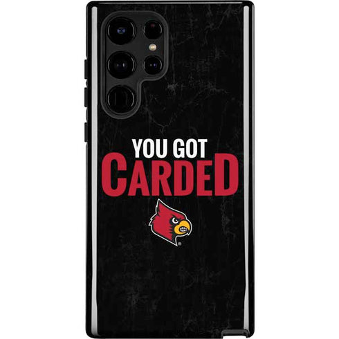 University of Louisville You Got Carded Galaxy Cases