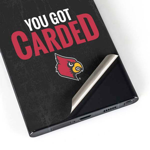 University of Louisville You Got Carded Galaxy S25 Ultra Skin