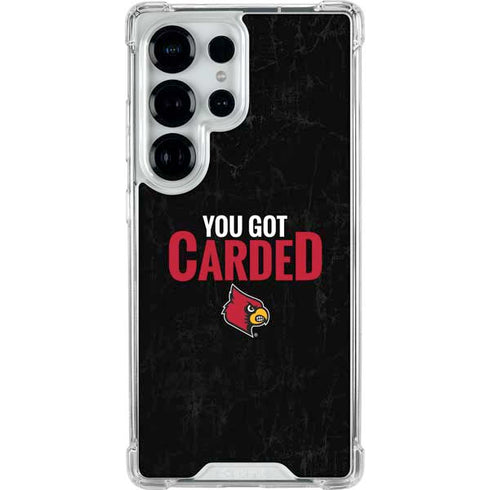 University of Louisville You Got Carded Galaxy S25 Ultra Clear Case