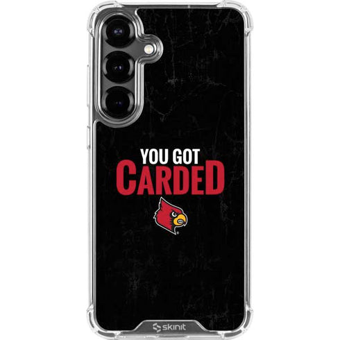 University of Louisville You Got Carded Galaxy S26 Clear Case