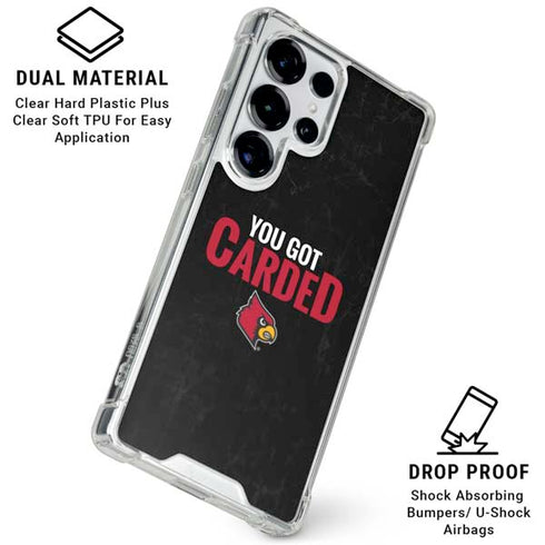 University of Louisville You Got Carded Galaxy S26 Ultra Clear Case