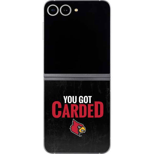 University of Louisville You Got Carded Galaxy Z Flip6 Skin