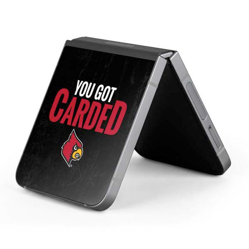 University of Louisville You Got Carded Galaxy Z Flip6 Skin