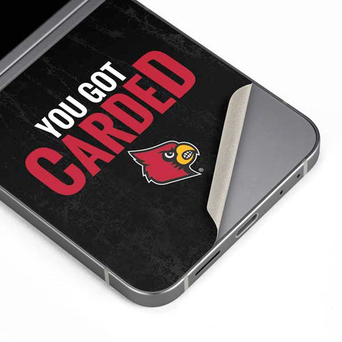 University of Louisville You Got Carded Galaxy Z Flip6 Skin