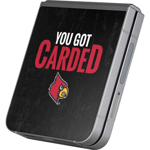 University of Louisville You Got Carded Galaxy Z Flip6 Skin