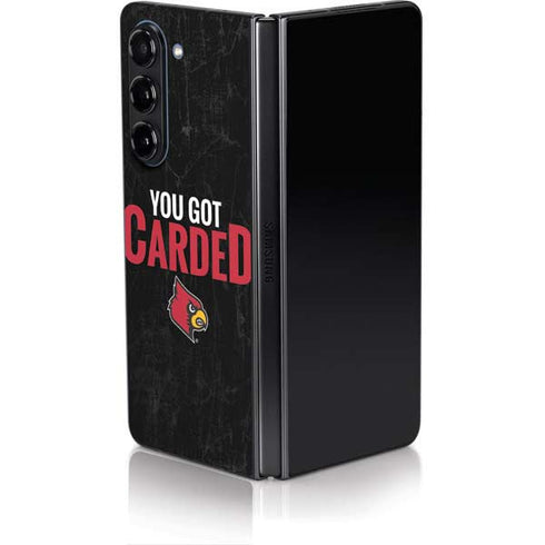 University of Louisville You Got Carded Galaxy Z Fold5 5G Skin