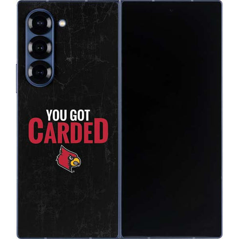 University of Louisville You Got Carded Galaxy Z Fold6 Skin