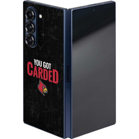 University of Louisville You Got Carded Galaxy Z Fold6 Skin