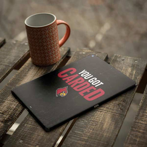 University of Louisville You Got Carded iPad Skins