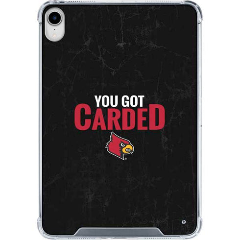 University of Louisville You Got Carded iPad 11th Gen (2025) Clear Case