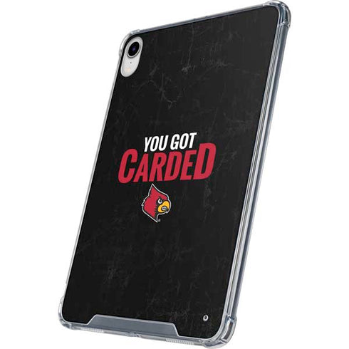 University of Louisville You Got Carded iPad 11th Gen (2025) Clear Case