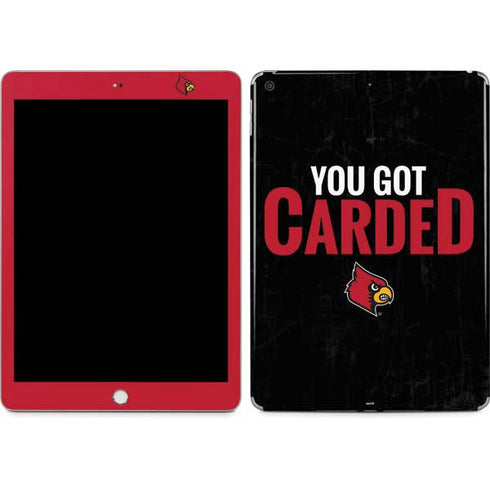 University of Louisville You Got Carded Apple iPad Skin