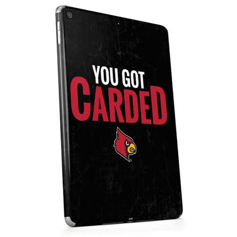 University of Louisville You Got Carded Apple iPad Skin