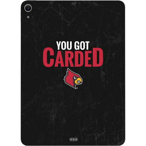 University of Louisville You Got Carded Apple iPad Air Skin