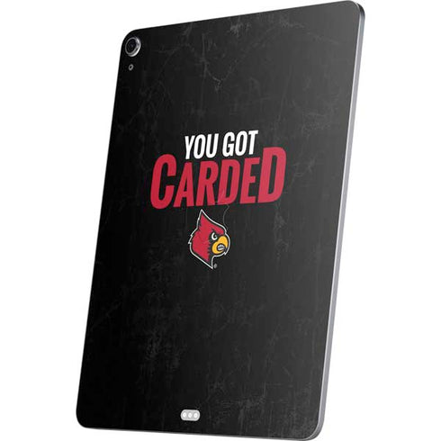 University of Louisville You Got Carded Apple iPad Air Skin