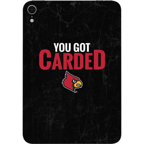 University of Louisville You Got Carded Apple iPad Mini Skin