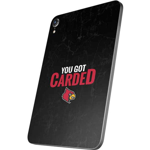 University of Louisville You Got Carded Apple iPad Mini Skin