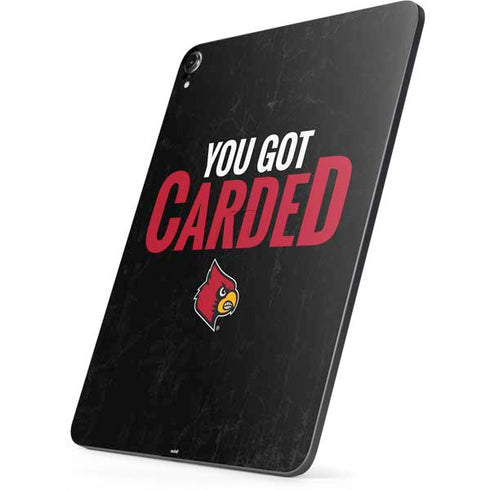 University of Louisville You Got Carded Apple iPad Pro Skin