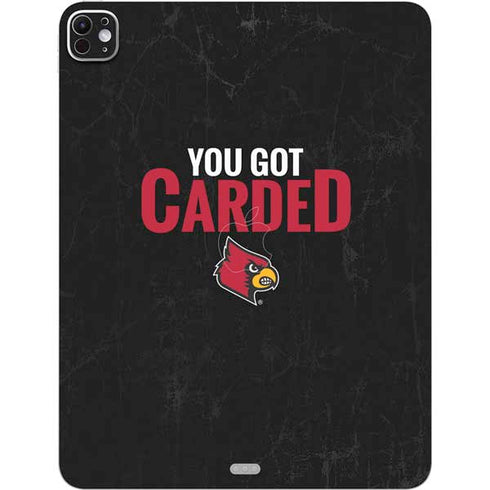 University of Louisville You Got Carded iPad Pro 13in M4 (2024) Skin