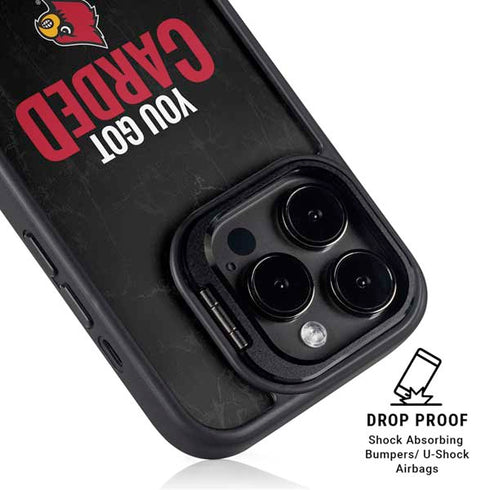 University of Louisville You Got Carded iPhone 13 Pro Kickstand Case