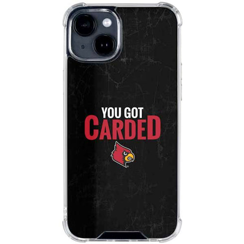 University of Louisville You Got Carded iPhone 15 Clear Case