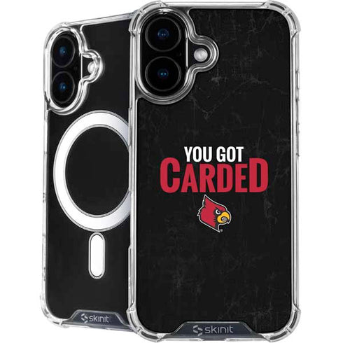 University of Louisville You Got Carded iPhone 16 Plus MagSafe Case