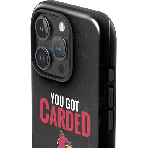 University of Louisville You Got Carded iPhone 16 Pro Impact Case