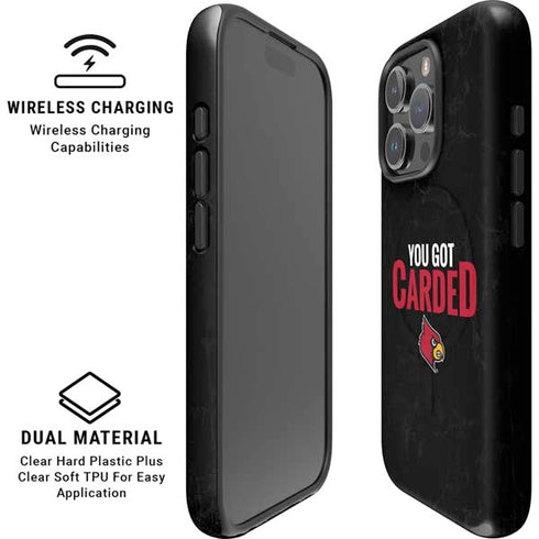 University of Louisville You Got Carded iPhone 16 Pro Magsafe Impact Case