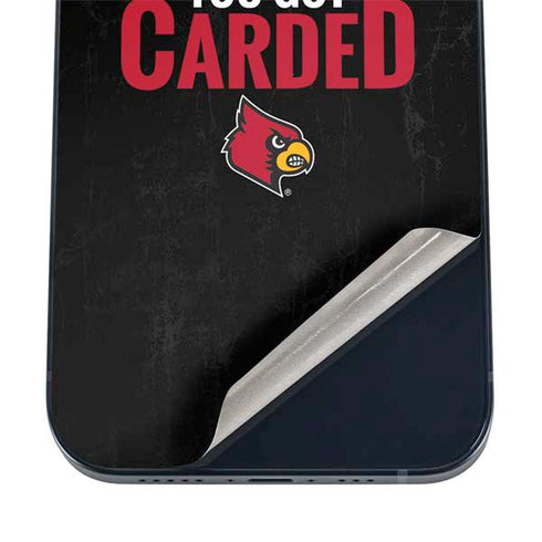University of Louisville You Got Carded iPhone 16 Skin