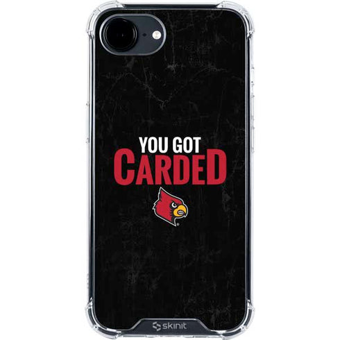 University of Louisville You Got Carded iPhone 16e Clear Case