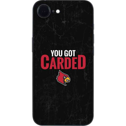 University of Louisville You Got Carded iPhone 16e Skin