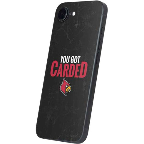 University of Louisville You Got Carded iPhone 16e Skin