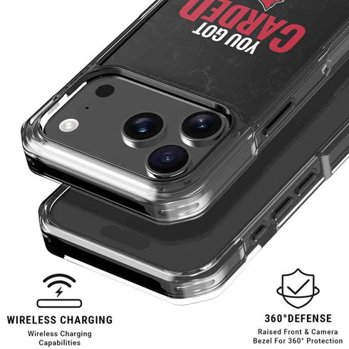 University of Louisville You Got Carded iPhone 18 Pro Clear Case