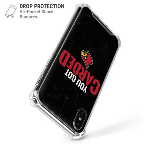 University of Louisville You Got Carded iPhone X/XS Clear Case