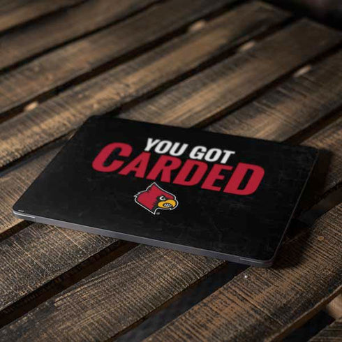 University of Louisville You Got Carded Apple MacBook Air Skin