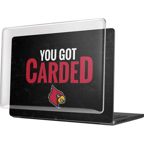 University of Louisville You Got Carded MacBook Pro 14in (2021-24) Case plus Skin