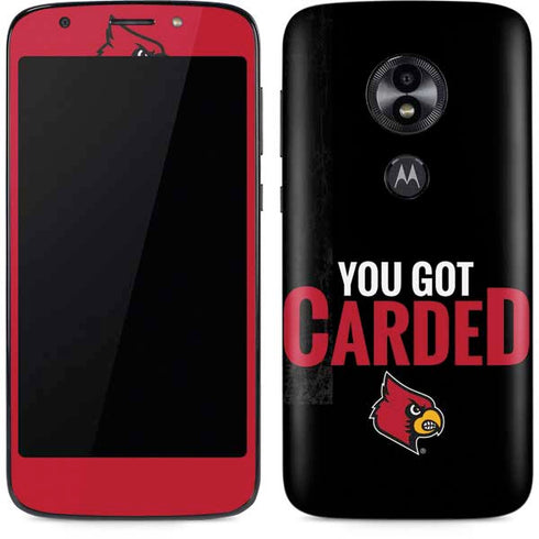 University of Louisville You Got Carded Moto E5 Play Skin