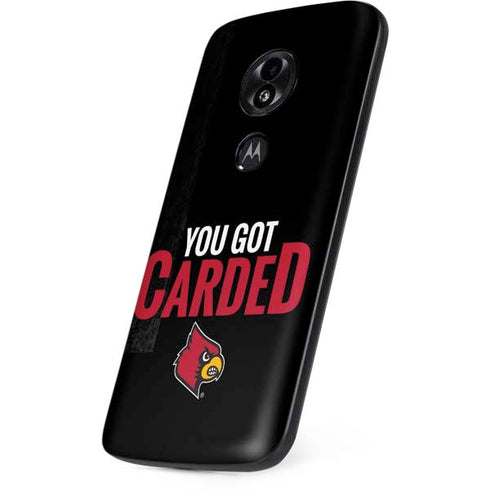 University of Louisville You Got Carded Moto E5 Play Skin