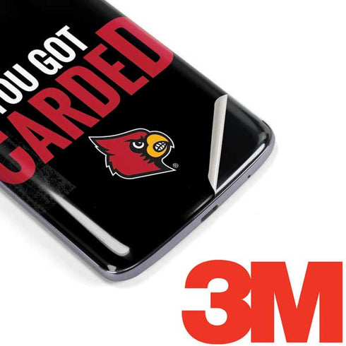 University of Louisville You Got Carded Moto E5 Plus Skin