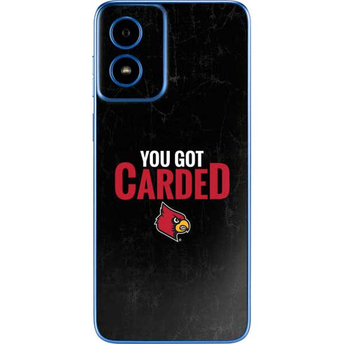 University of Louisville You Got Carded Moto G Play 4G (2024) Skin