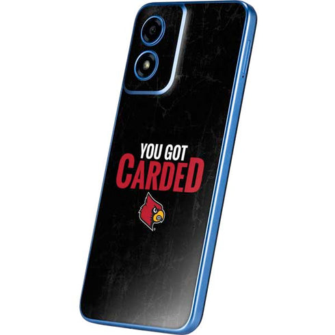 University of Louisville You Got Carded Moto G Play 4G (2024) Skin