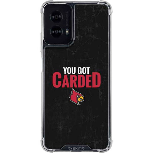 University of Louisville You Got Carded Moto G Power 5G (2024) Clear Case