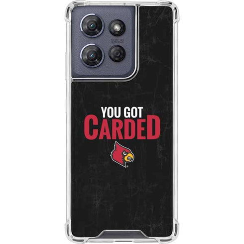 University of Louisville You Got Carded Moto G Stylus 5G (2025) Clear Case